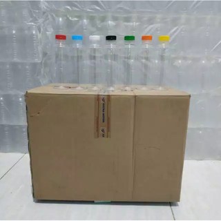 [ 100 Botol ] KHUSUS EXPEDISI BOTOL ALMOND 250 ML / Botol Plastik Almond 250m /Botol Plastik Minuman