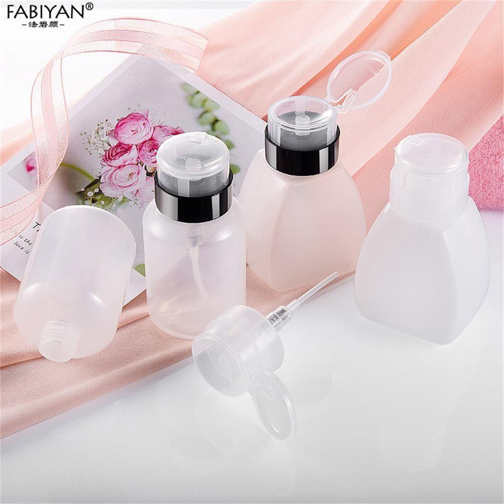 Botol Kosong Isi Ulang Bahan Plastik Ukuran 250mL Untuk Penghapus Cat Kuku Manicure