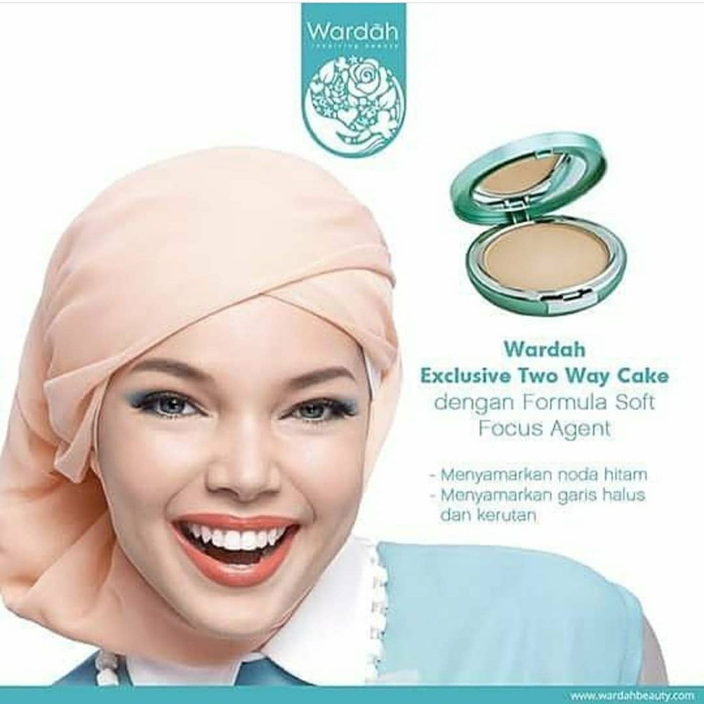 Wardah Exclusive Two Way Cake | Bedak Foundation ( FULL / Refill ) BPOM