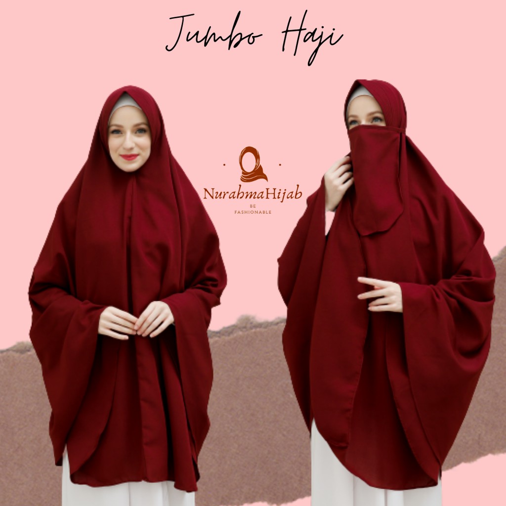 khimar super JUMBO HAJI Wolfis premium