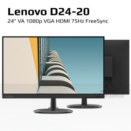 Monitor LED 24 inch Lenovo D24-20 Frameless HDMI - (NEW)