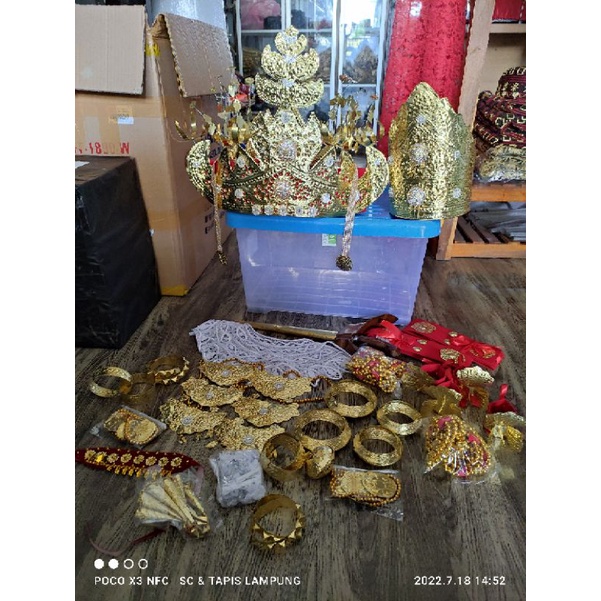 paket set siger pepadun dan acessoris aksesoris Lampung lengkap