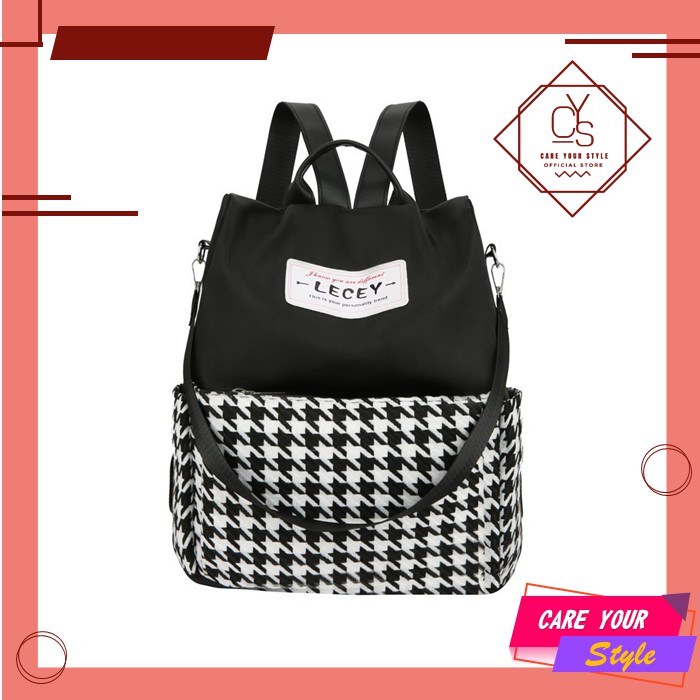 CYS Tas Ransel Wanita Import Tas Ransel Backpack Fashion Wanita Tas Punggung Multifungsi Nilon T251