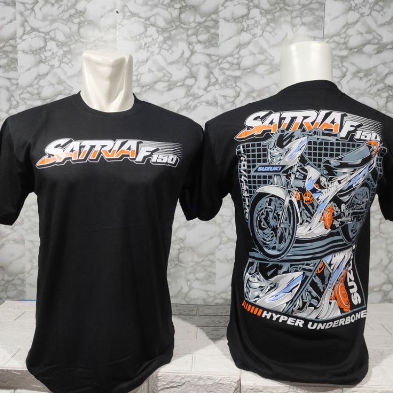 KAOS TSHIRT DISTRO SATRIA FU 150 SUZUKI KATUN COMBED 30S