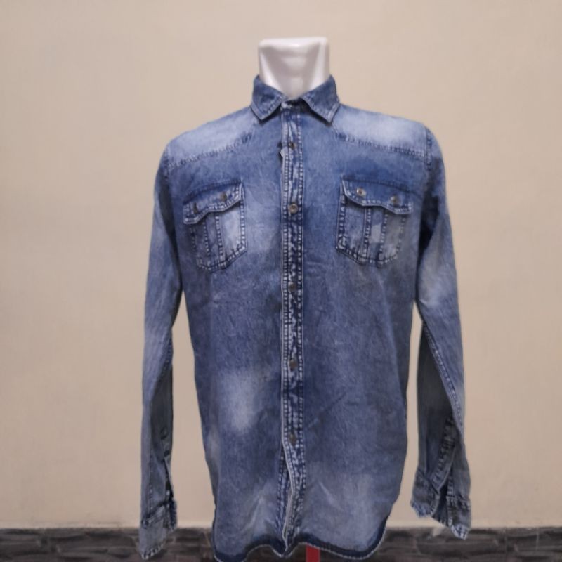 Kemeja Spyderbilt Original Jeans Panjang