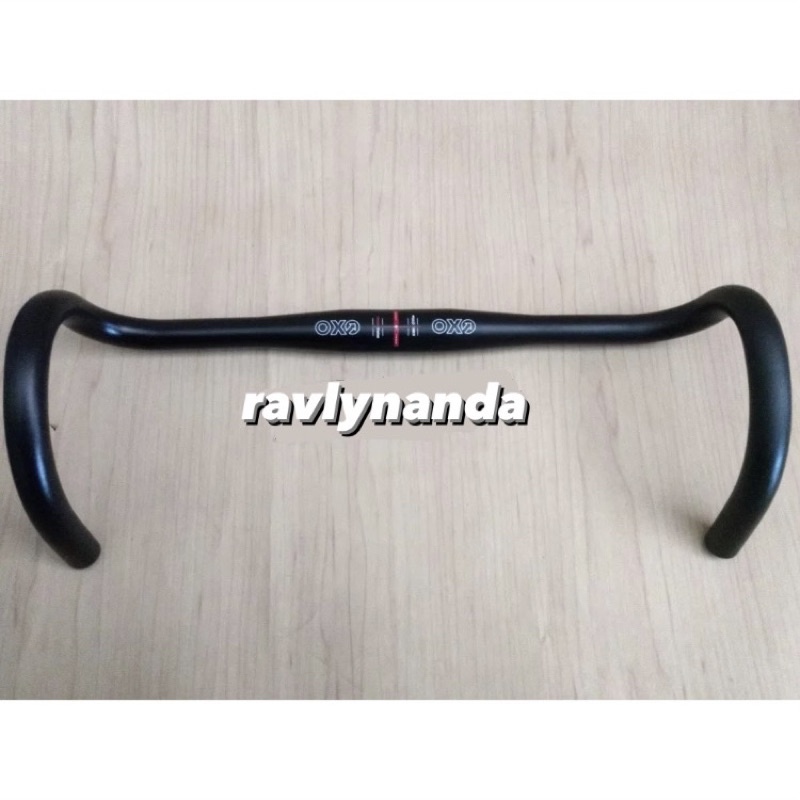 Dropbar OXO Bekas Mulus Oversize Lebar 45 cm Alloy - Sepeda Balap Roadbike Fixie Carbon Risebar