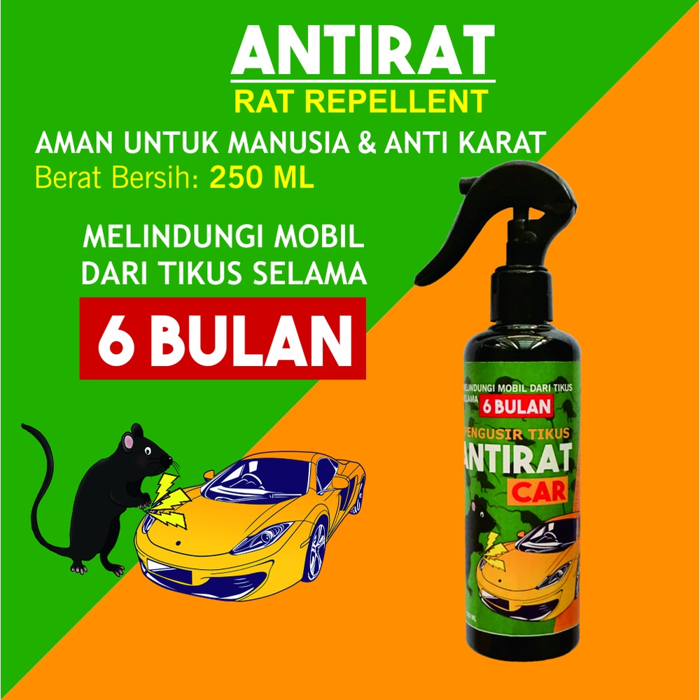 Antirat Cairan Pengusir Tikus Khusus Mobil Anti Karat dan Ruangan Indoor 250ml