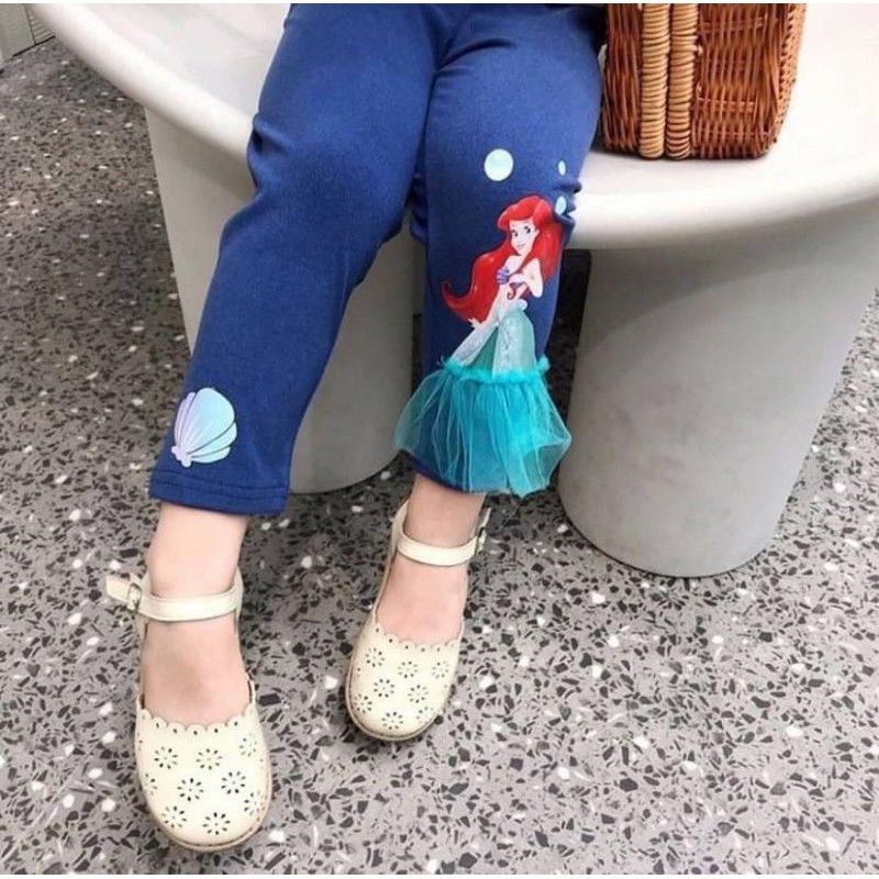 Legging Princess Anak Elsa Ariel Snow White Leging anak 3D Karakter