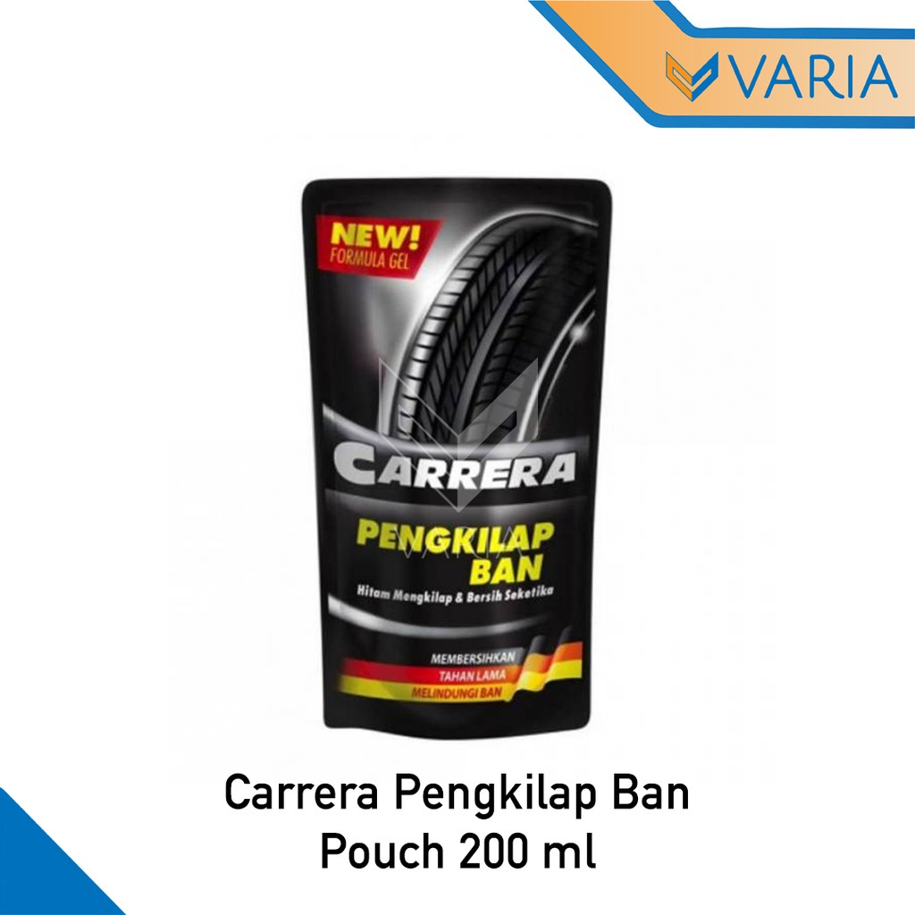 Carrera Pengkilap Ban Motor Mobil Semir Poles Pouch 200 ml