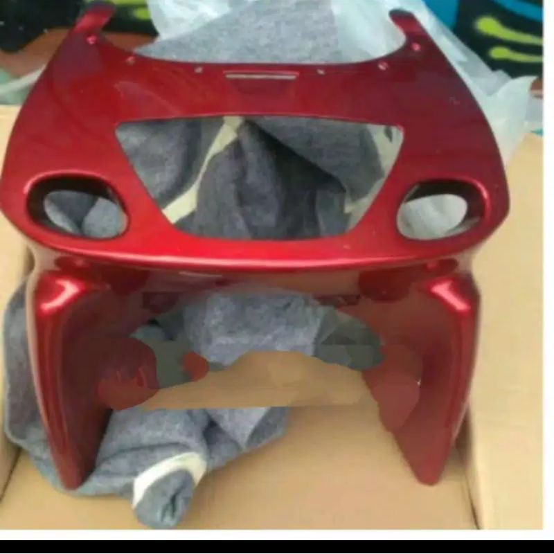 FAIRING ATAS NINJA RR OLD MERAH MAROON