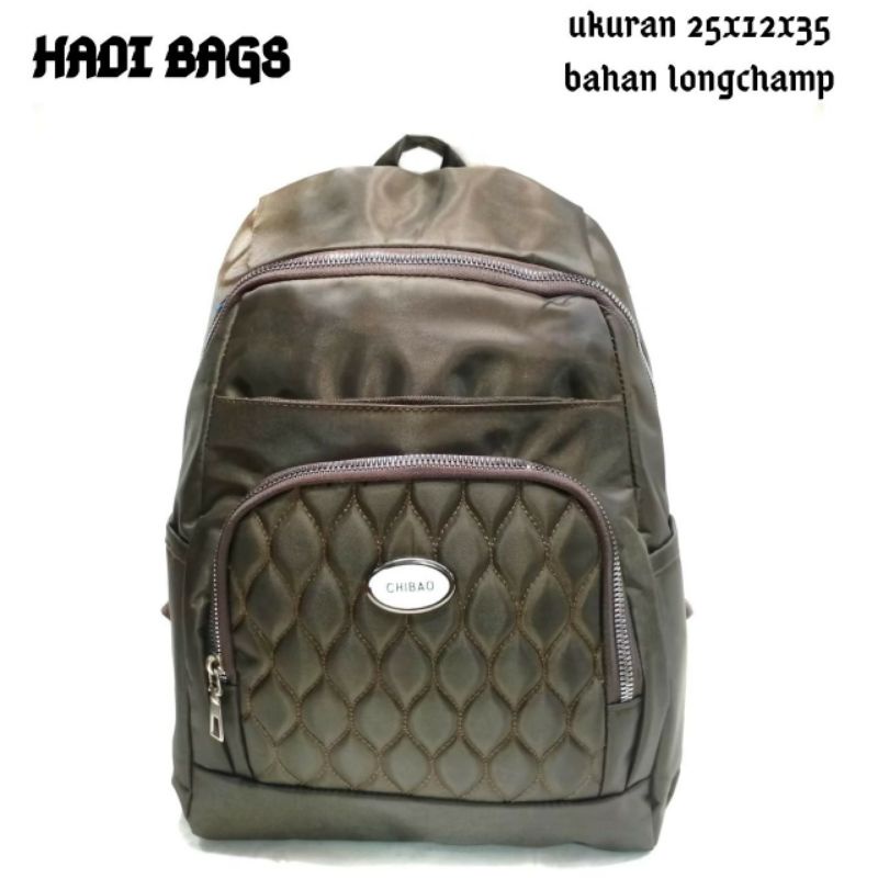 Tas chibao ransel bodir chibao anti air  << wanita elegant bahan longchamp