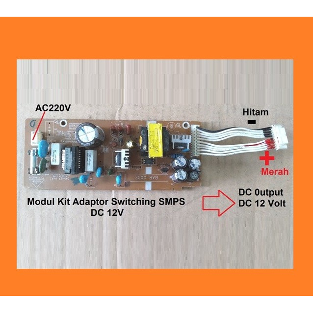 spesial Kit Adaptor swtching regulator DC12V 2A Limited