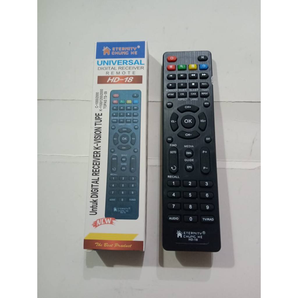 Remot Remote digital receiver parabola MULTI KVISION HD-18