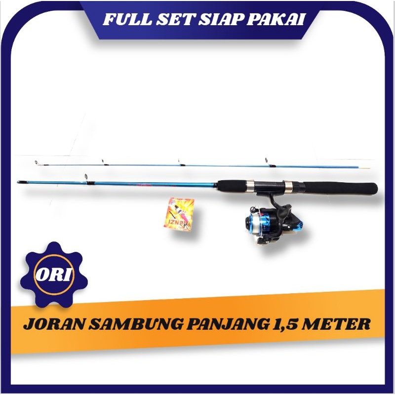 1 Set AUDREY JORAN SAMBUNG 2 PANJANG 1,5 METER FULL BIRU. SIAP PAKAI