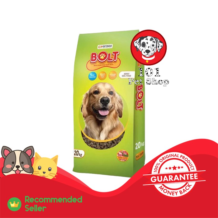 MAKANAN ANJING BOLT DOG LAMB 20KG ( KHUSUS VIA GOSEND &amp; GRAB )