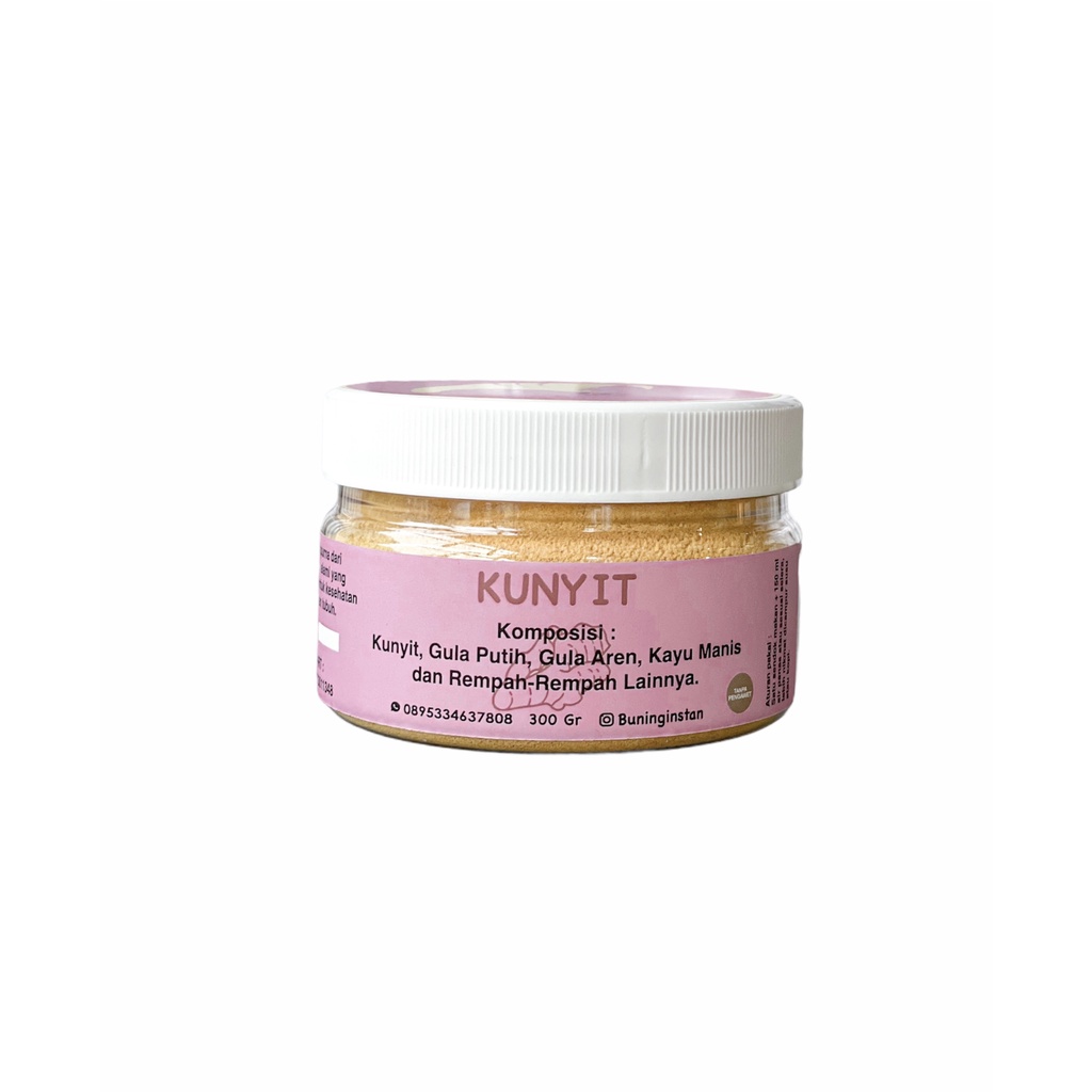 

Buning Instan Jamu Bubuk Kunyit / Kunir Original Minuman Herbal 300 gr