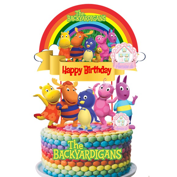 THE BACKYARDIGANS CAKE TOPPER