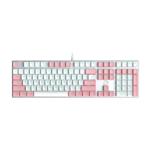 DAREU EK-810 BORDERLESS WHITE PINK MECHANICAL GAMING KEYBOARD EK810