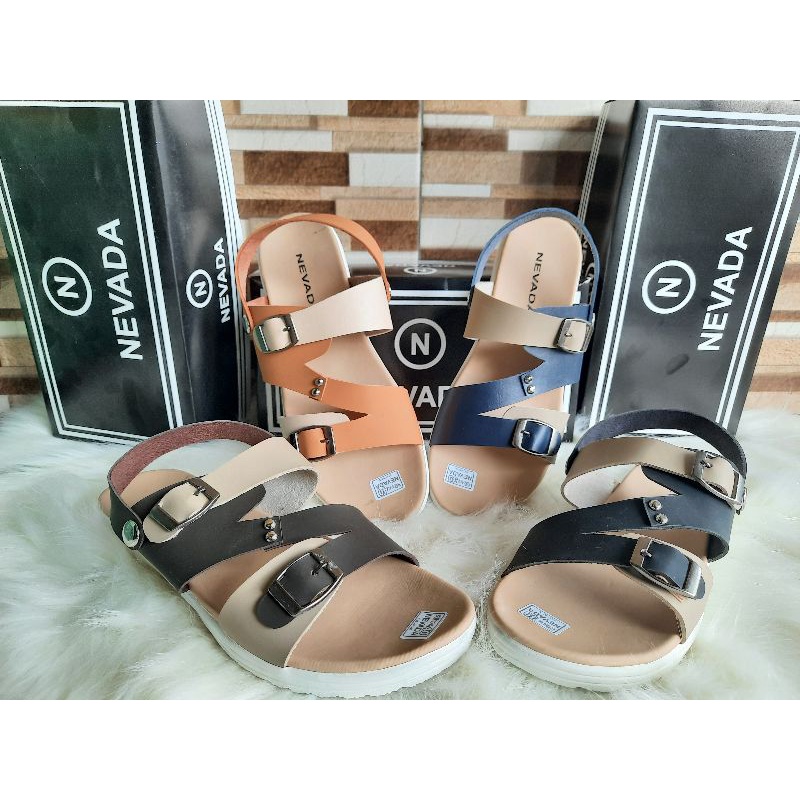 SEPATU SANDAL WANITA NEVADA PREMIUM TERBARU SENDAL JEPIT SLOP CEWEK