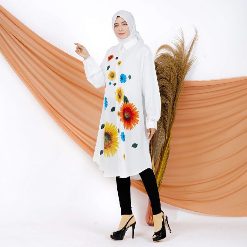 Dress kemeja SunFlower