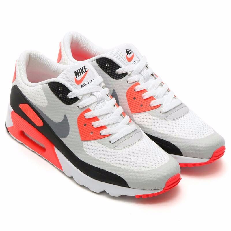 Nike Air Max 90 Ultra Essential - White / Red / Grey