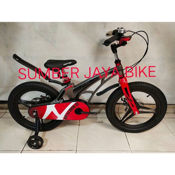 Jual SEPEDA BMX 16 INCH UNITED NEXI BOLD ALLOY DOUBLE CAKRAM Diskon
