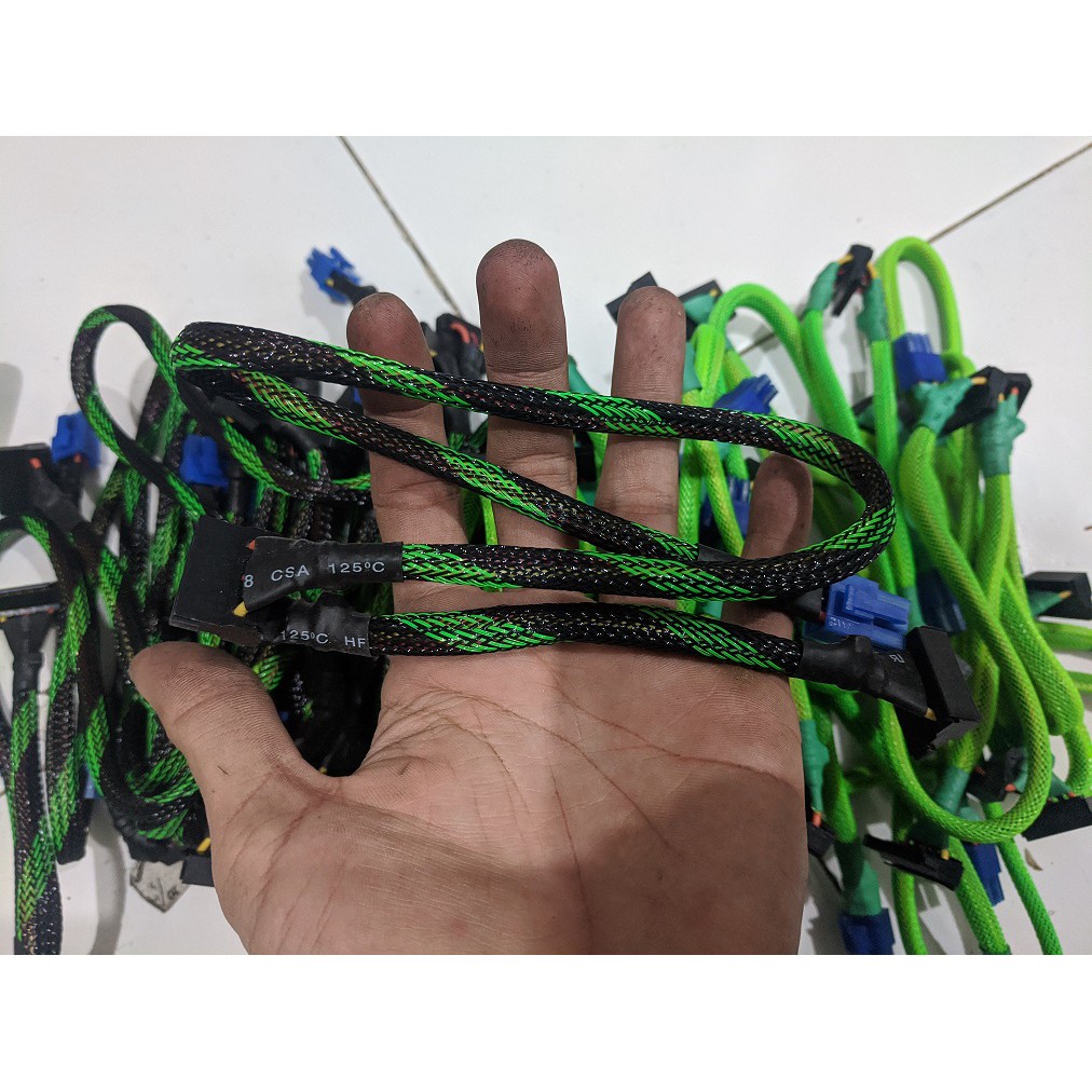 KABEL MODULAR SATA PSU POWER SUPPLY DARI PSU 6 PIN KE SATA SATA CONNECTOR