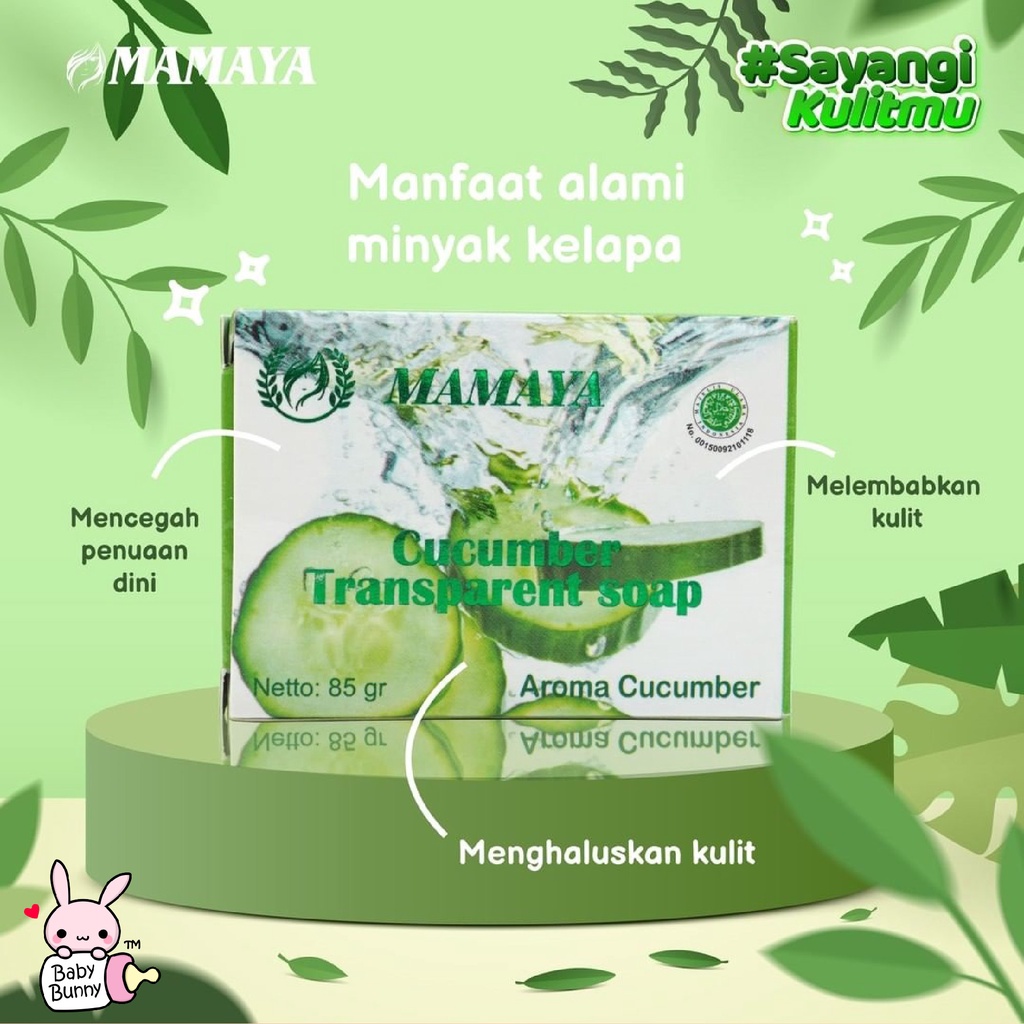 ❤ BELIA ❤ MAMAYA Sabun Papaya (✔️BPOM) Sabun Pepaya 70g | Temulawak 85g | Cucumber 85g | Rice 60g