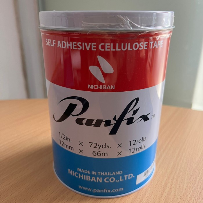 

Murah Selotip Isolasi Bening / Self Adhesive Cellulose Tape - Panfix - 1 Pcs Gilaa!!!