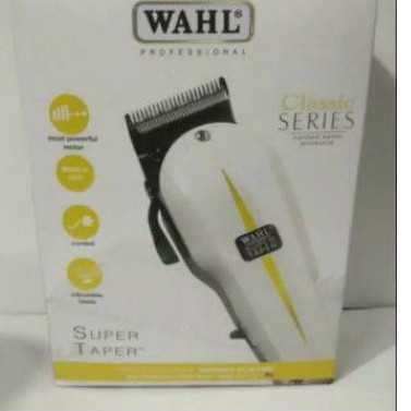 Original Cliper WAHL Super Taper Classic Series ASLI Barbershop, alat potong rambut pangkas