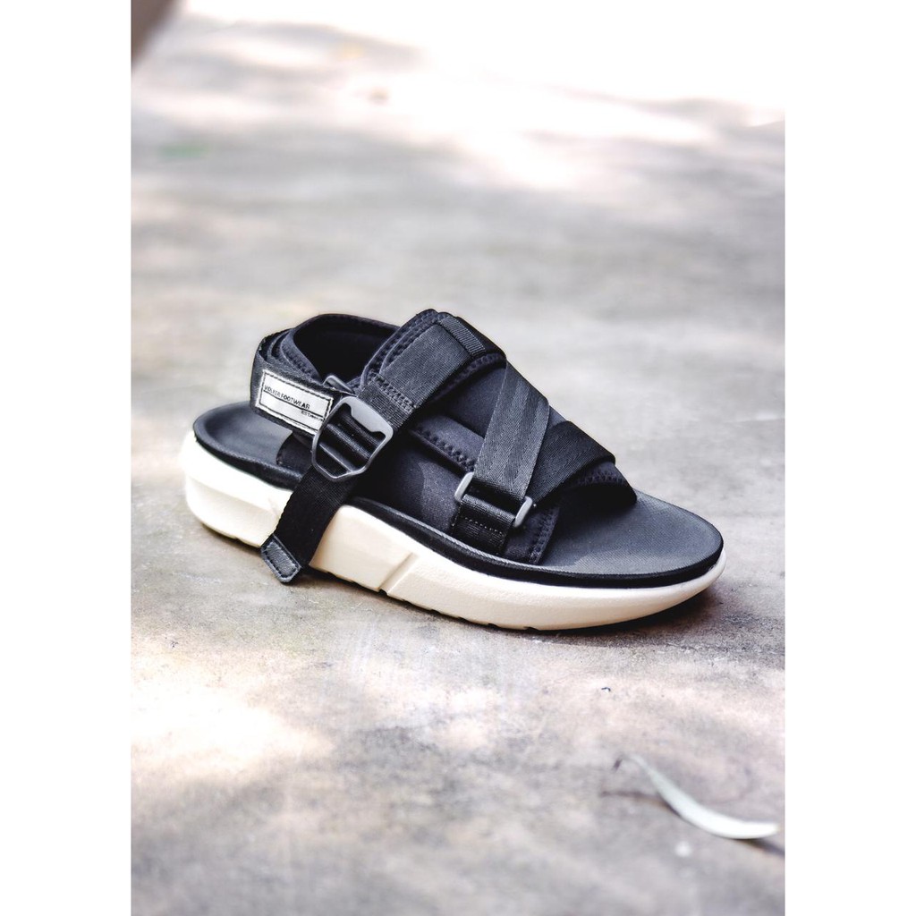 SANDAL KASUAL PRIA VOLKERFOOTWEAR ARTIKEL DRAGON BLACKWHITE