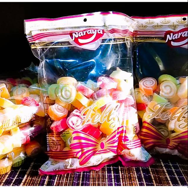 

Naraya Jelly Roll Kecil Jelly gula rasa buah Jelly Naraya coklat kiloan Mocca