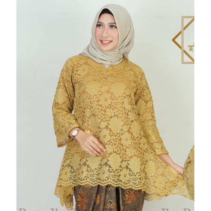 atasan kebaya brukat rinjani ternew
