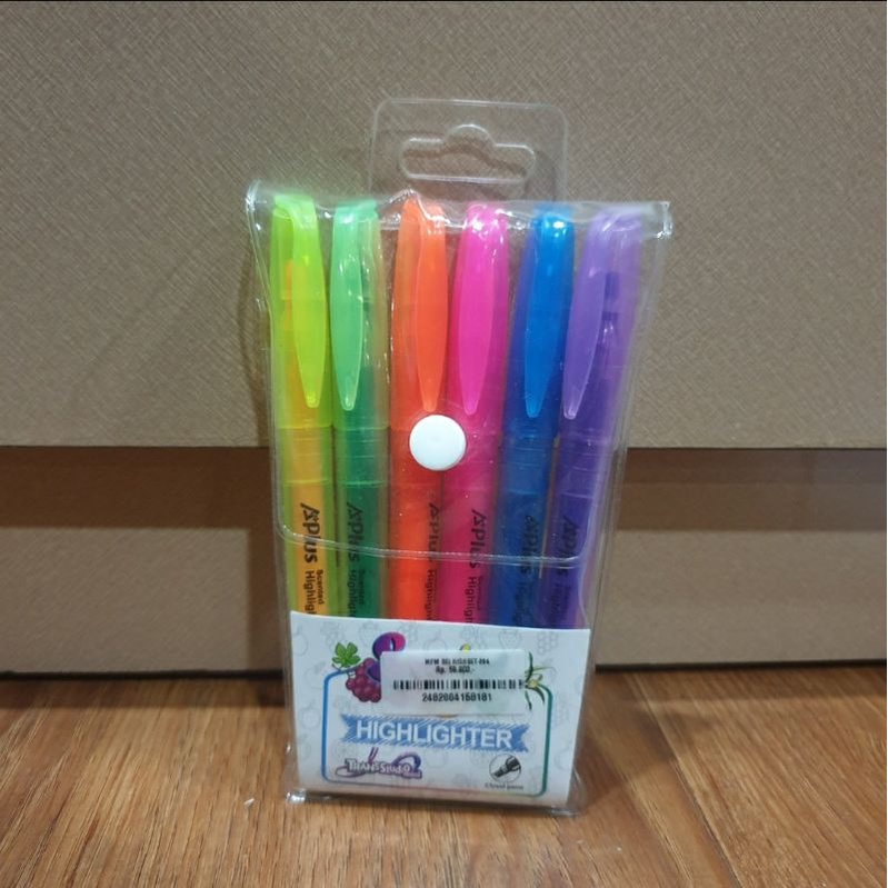 

Stabilo A+ Plus Scanted Highlighter Set Isi 6 Warna Stabilo