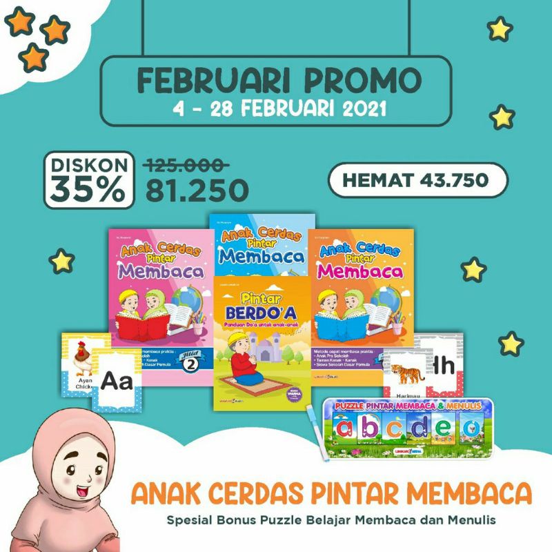 

Paket anak cerdas pintar membaca
