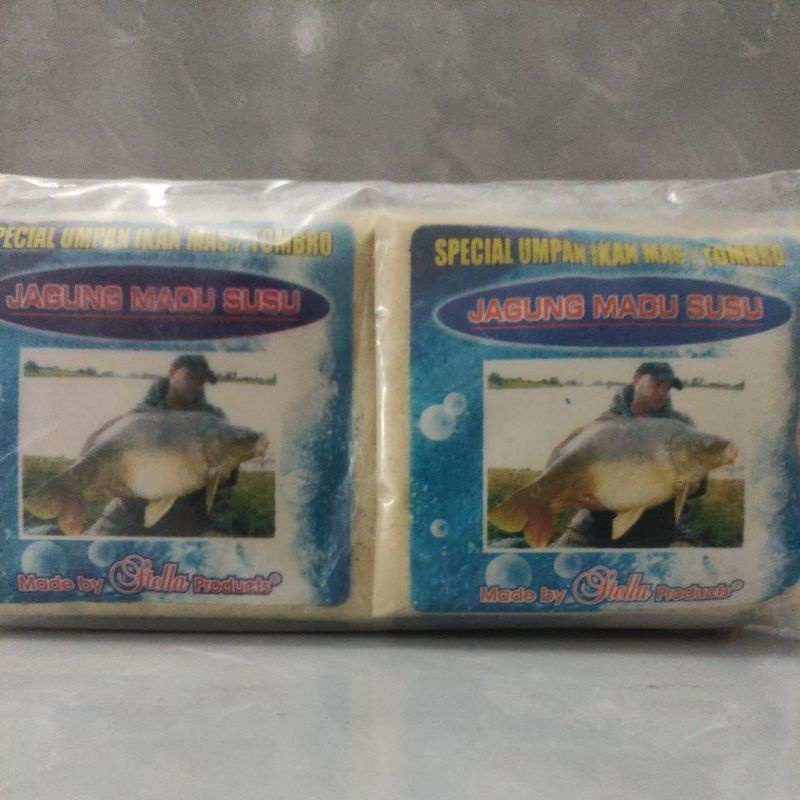 Pelet Spesial Umpan Ikan Mas / Tombro Jagung Madu Susu