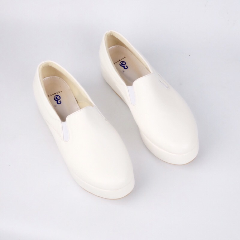 BRSHOES CIARA Sepatu Slip On Wedges Casual Wanita