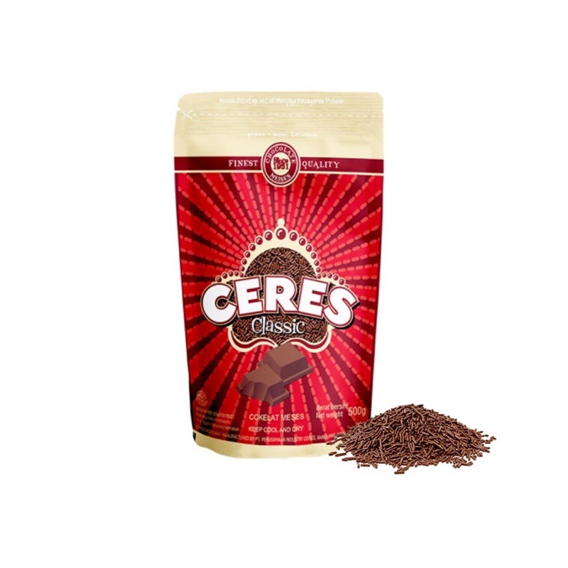 Ceres Coklat Meses/Meises coklat Hagelslag Ziplock 500 gram