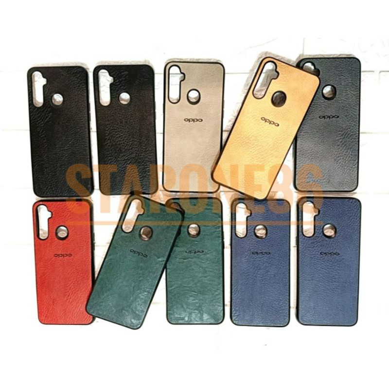 Silikon Case Realme C3/5i/5   Realme 6/Narzo Leather X-LVL Logo