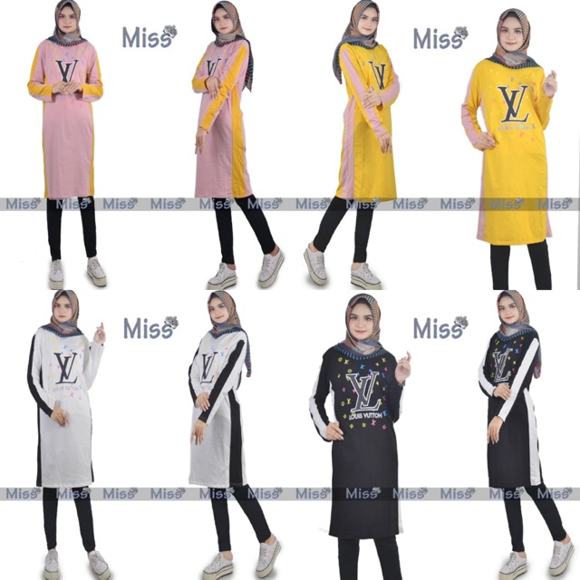 Tunik LV kaos import