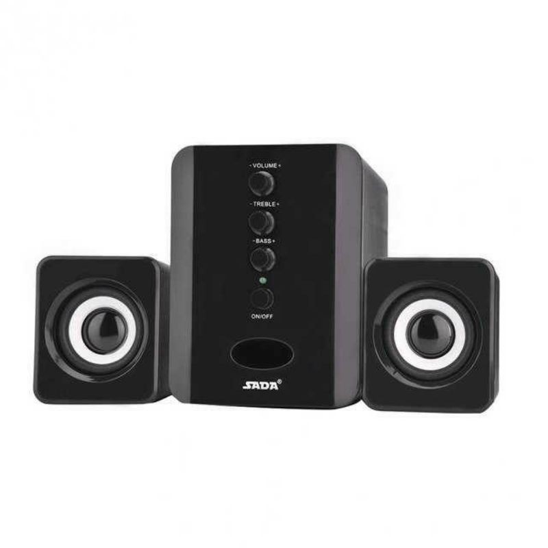 SADA D-202 Speaker Stereo 2.1 with Subwoofer &amp; USB Power