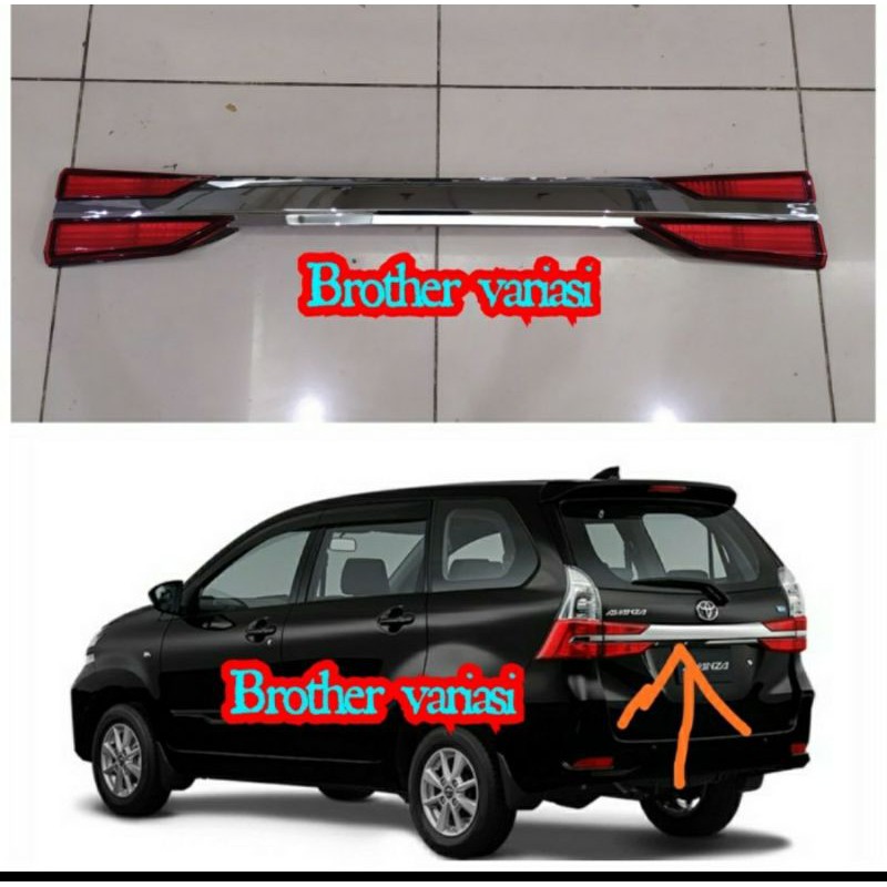 Trunk Lid All new Avanza 2019 + reflector model ganti