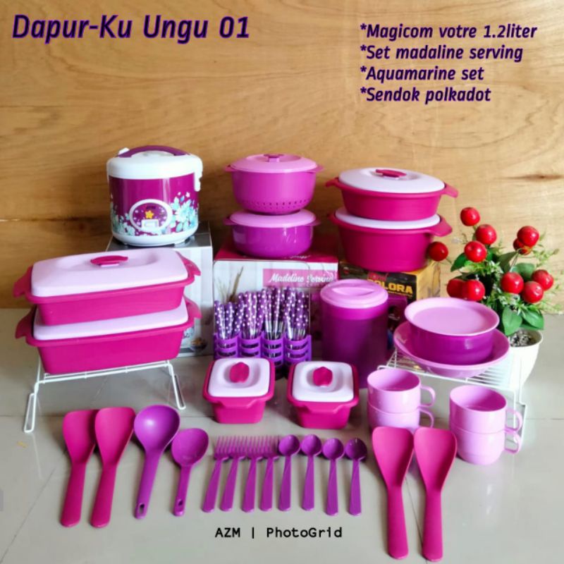 Dapur-ku Ungu 01/Dapur Murah/Paket Ungu/Madaline