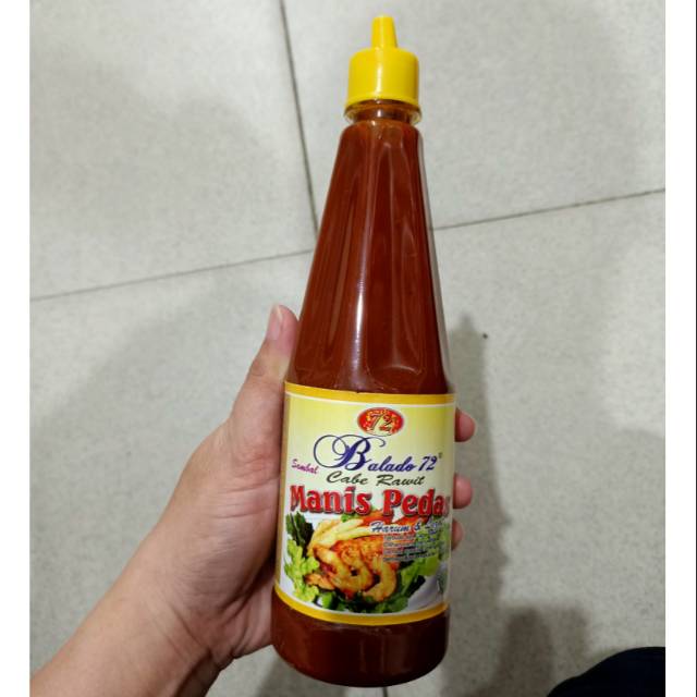 

HALAL-COD-Saus Sambal Balado 72 CABE RAWIT ASLI MANIS PEDAS (300ml) KHAS SINGKAWANG Kalimantan Barat