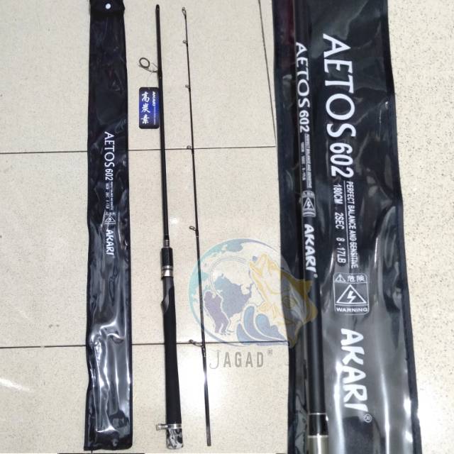 Joran Spinning Akari Aetos 602 8-17lb