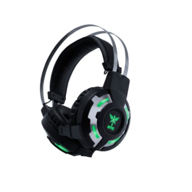 Headset gaming nyk nemesis wired usb audio 3.5mm led stereo leather kunkka hs n01 - headphone 01