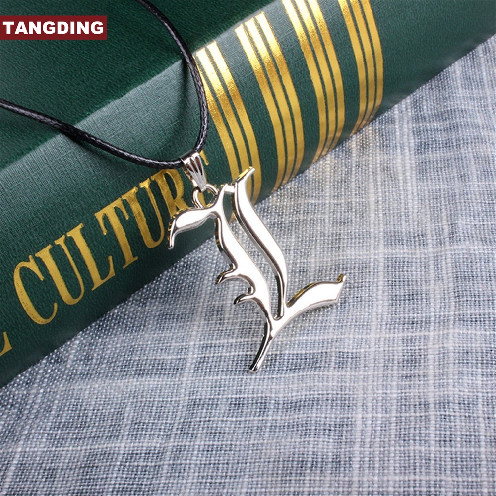 【COD Tangding】Fashion Personalized Design Letter L Pendant Necklace Fashion Versatile Retro Jewelry