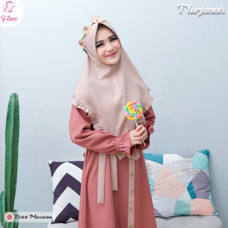 GAMIS SYARI SET NURJANAH ORIGINAL BY FAUZ HIJAB