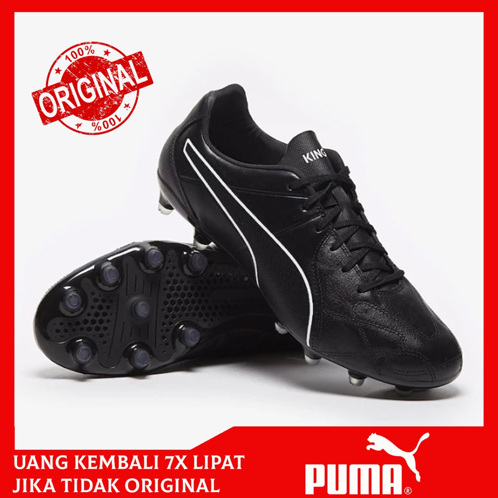 Sepatu Bola Puma King Hero FG Black/White 105609-01 Original BNIB