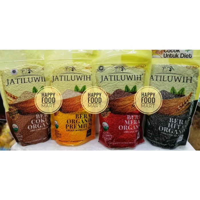

JATILUWIH BERAS ORGANIK PREMIUM RICE/BERAS COKLAT PUTIH MERAH HITAM - MERAH ORGANIK
